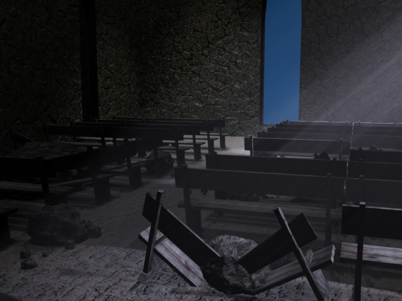a movie church scene , with some cam tracks  preview image 2